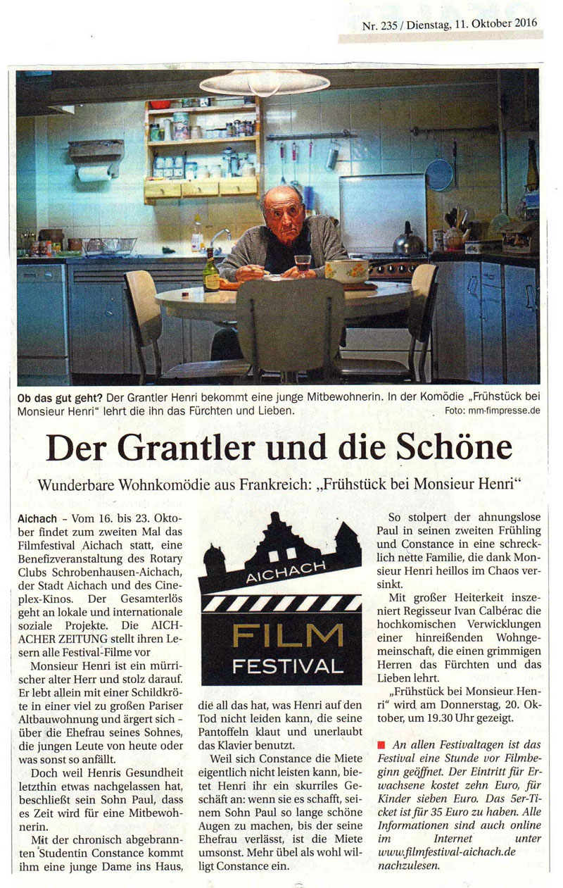 Aichacher Zeitung, 11.10.2016
