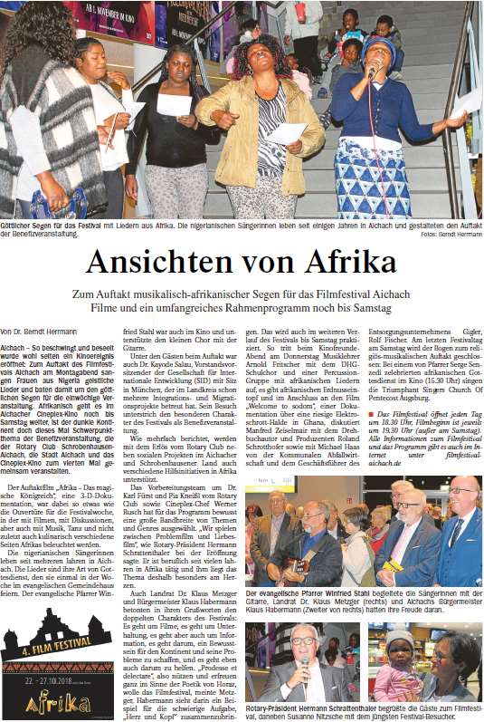 Aichacher Zeitung, 24.10.2018